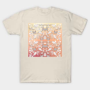 Everybirdy Pattern T-Shirt